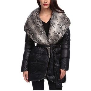 Diane Von Furstenberg Paulina Reversible Wrap Coat